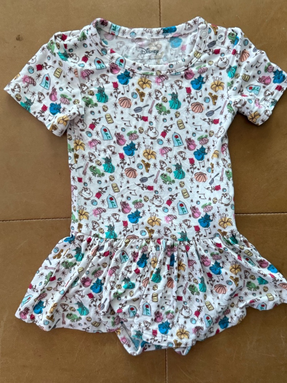 🧡$30 FLASH SALE🧡Posh Peanut x Disney Princess Friends Twirl Bodysuit 12-18M